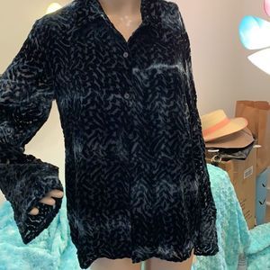 NWT Rena Rowan, Burnout Maxi Skirt & Shirt Set